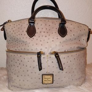 DOONEY & BURKE OSTRICH HANDBAG